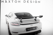 Porsche 718 Cayman 2016+ Kolfibervinge V.1 med Smal Infästning Maxton Design